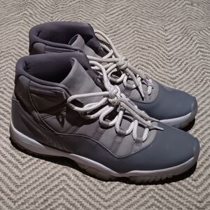NIKE AIR JORDAN 11 Retro "Cool Grey"Patent Leather Sneaker CT8012-005 2021 SZ 13